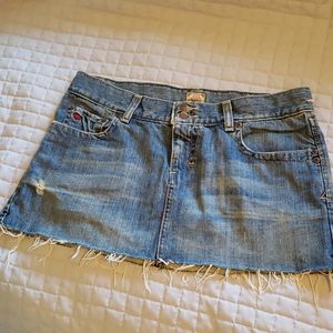 A&F Jean mini skirt